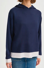 Load image into Gallery viewer, Tullas Hooded Top - Navy
