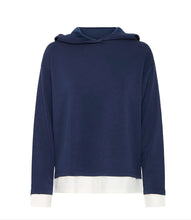 Load image into Gallery viewer, Tullas Hooded Top - Navy
