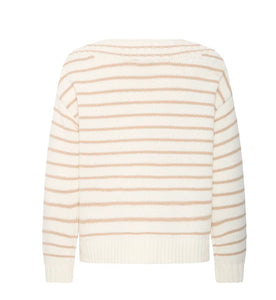 Nagla Stripe Jumper - Beige