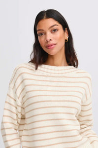 Nagla Stripe Jumper - Beige