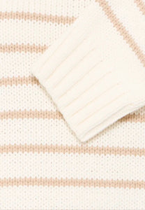 Nagla Stripe Jumper - Beige