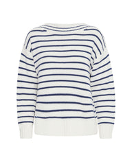 Load image into Gallery viewer, Nagla Stripe Jumper - Navy
