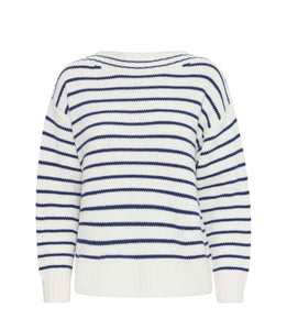 Nagla Stripe Jumper - Navy