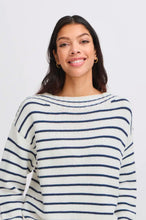 Load image into Gallery viewer, Nagla Stripe Jumper - Navy
