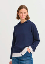 Load image into Gallery viewer, Tullas Hooded Top - Navy
