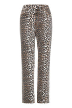 Load image into Gallery viewer, Leopard Straight Leg Jeans
