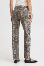 Load image into Gallery viewer, Leopard Straight Leg Jeans
