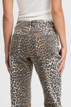 Load image into Gallery viewer, Leopard Straight Leg Jeans
